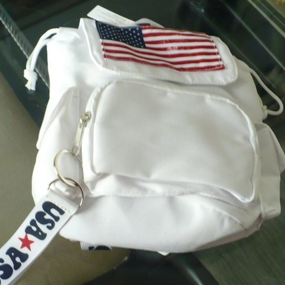 ❤️ Icing New Small Backpack USA Red, White & Blue - Picture 1 of 6
